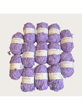 Moda Dea Lazy Daisy Yarn Purple Rain Lot Of 13 Skeins New Acrylic Medium 4